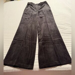 Elegant Wide Leg Corduroy Pants